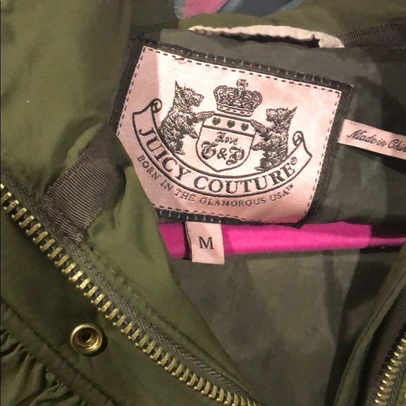 Juicy Couture Puffer Jkt. With Hood, sz M - Picture 3 of 8
